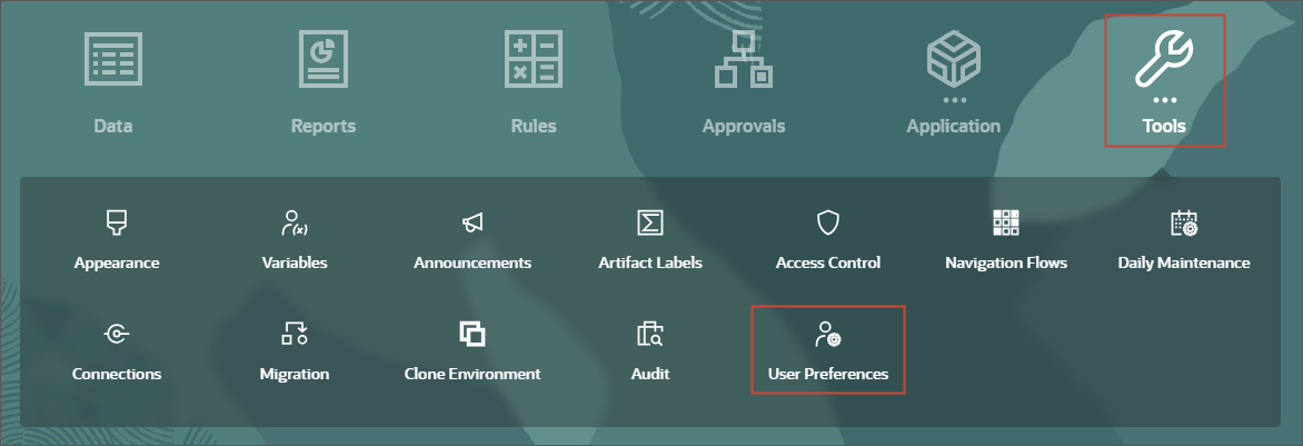 User Preferences